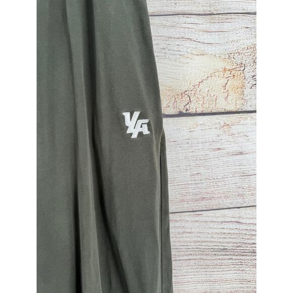 YOUNGLA Jogger Sweatpants Mens Large Green Drawstring 3 Pockets - Picture 3 of 9